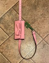 NWT kate spade ♠️ leather belted bow belt bag sz L/XL Photo 0
