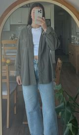 ASOS Men’s Green Corduroy Shirt Photo 0