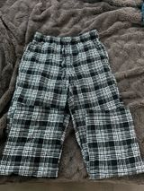 Black Plaid Pajama Pants Photo 0