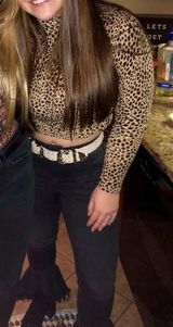 Brandy Melville dalmation crop top Photo 0