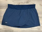 Under Armour ‎ Heatgear Blue Golf Tennis Skort Athletic Shorts Pockets Size L Photo 0