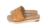 Sam Edelman Adaley Camel Brown Woven Slide Sandals Shoes Size 9M Photo 0