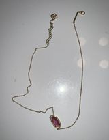 Kendra Scott Pink Elisa Pendent Necklace Photo 0