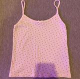Brandy Melville pink eyelet detailed tank Photo 0