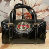 Gucci Britt Web Boston Duffle Bag Photo 0