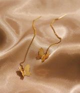 Butterfly Threader Earrings Photo 0