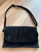 Black Corduroy Velvet Shoulder Purse Bag, Magnetic, Holidays Photo 0