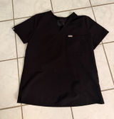 Black FIGS Scrub Top Women’s Photo 0