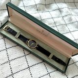 Gucci Vintage Black, Gold and Quartz Watch in original case Photo 0