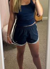 Nike Navy Blue Tempo Shorts Photo 0