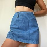 Vintage Skoozi denim mini skirt Blue Photo 0