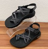 CHACO ZX2 Womens Classic Sandals Boost Black Open Toe Strappy Outdoor Sandals 6 Photo 0