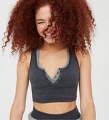 AE/Aerie OFFLINE waffle racer back Sports Bra Photo 0