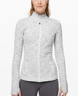 Lululemon Women’s Size 6 Marled Grey Full Zip Define Athletic Jacket Photo 0