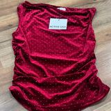 Active USA Red Velvet studded top Photo 0