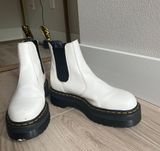Dr. Martens White Platform Doc Martens Photo 0