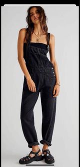 Free People Demon Jean Long Overalls Size 2 Photo 0