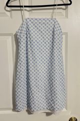 Blue Floral Embroidered Dress 🦋 Photo 0