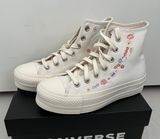 Converse Spring Exclusive Floral Embroidered Platforms Photo 0