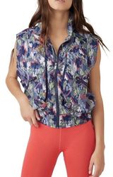 Free People FP Movement Off the Grid Printed Vest Photo 0