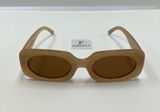 Light Brown Sunglasses / Retro Rectangle Sunglasses Photo 0