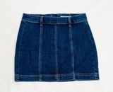 Blue Jean Denim Mini Skirt Photo 0