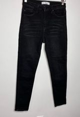 Kancan black high rise skinny jeans size 7/27 Photo 0