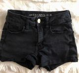 American Eagle Black Jean Shorts Photo 0