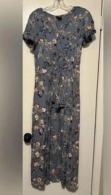Angie blue bohemian romper dress size L Photo 0