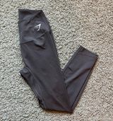 Gymshark Training Leggings Tights Brown 7/8 Cropped Photo 0