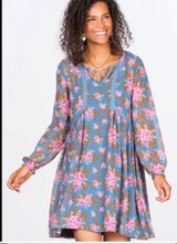 Matilda Jane Blue Floral Dress  Photo 0