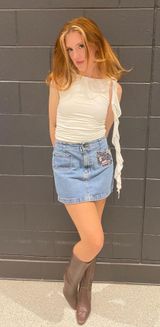 Guess Vintage  patchwork mini skirt  Photo 0