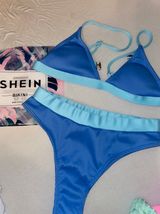 SheIn Blue High Waisted Bikini Photo 0