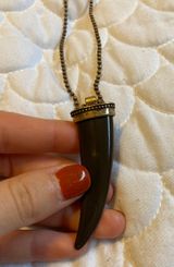 Vintage Tooth Necklace Photo 0