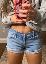 Hollister Light Wash Jean Shorts Photo 0