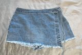 REWASH asymmetrical women’s denim skort  Photo 0