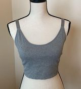 super soft Longline athletic workout lounge bras Gray Photo 0