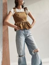 Babydoll Peplum Floral Top Photo 0