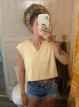 Yellow Cropped Top Photo 0
