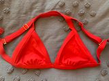 Xhilaration Red Triangle Bikini Top Photo 0
