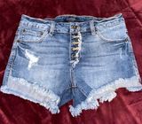 Just USA Gracelyn Distressed Denim Short Photo 0