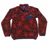 Patagonia Vintage Pullover Red And Blue Pattern Photo 0