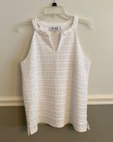 Jones Studio White Lace Crochet Top Small Photo 0