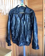 Leather Jacket Black Size XL Photo 0