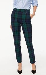 J.Crew Full-length Ruby pant in Black Watch plaid Photo 0