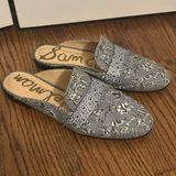 Sam Edelman Cornflower Blue Floral Perri Loafers women’s size 8 Photo 0