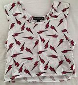 Living Doll Lightning Bolt Crop Top Photo 0