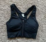 90 Degrees by Reflex  Zip Front Padded Sports Bra Photo 0