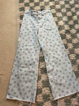 Light Blue Floral Jeans ***OUT OF STOCK EVERYWHERE*** Great Condition! Photo 0