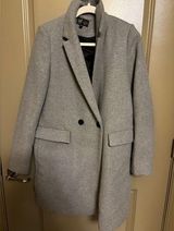 Wool blend double breasted coat Photo 0